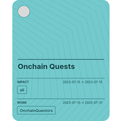 Onchain Quests