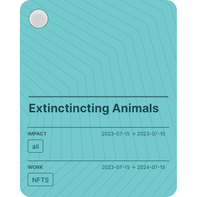 Extinctincting Animals