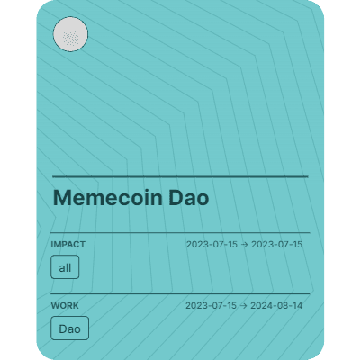 Memecoin Dao