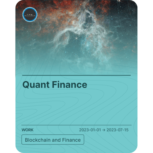 Quant Finance