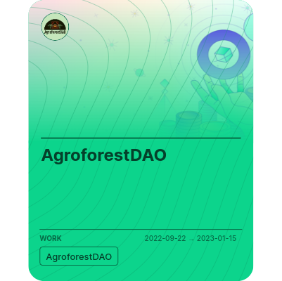 AgroforestDAO