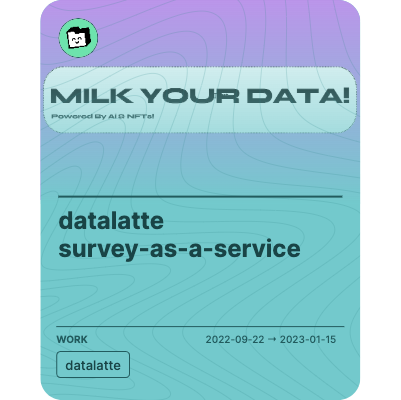 datalatte                survey-as-a-service