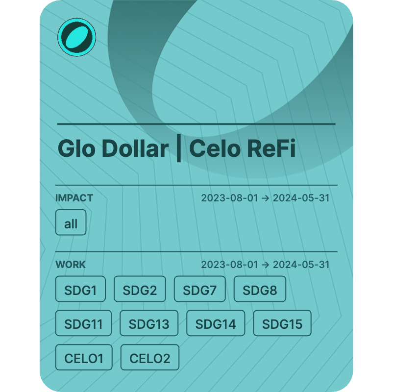 Glo Dollar | Celo ReFi