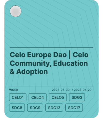 Celo Europe Dao | Celo Community, Education & Adoption