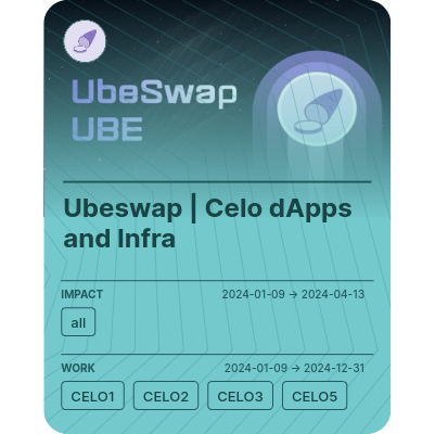 Ubeswap | Celo dApps and Infra